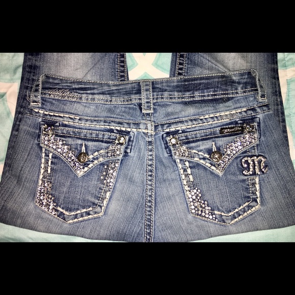 Miss Me—Rhinestone Bootcut Jean - Picture 4 of 6